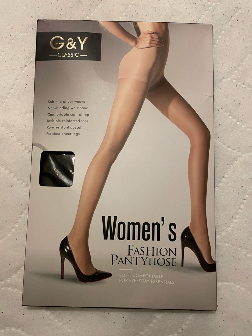 Classic Sheer Nude Women's Fashion Pantyhose Sz XL (3 pair)